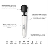 Powerful and luxurious Doxy Die Cast Wand Rechargeable Star Dust